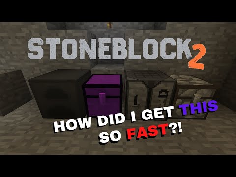 Minecraft: Stoneblock 2 Modpack - WHAT A FANTASTIC START!