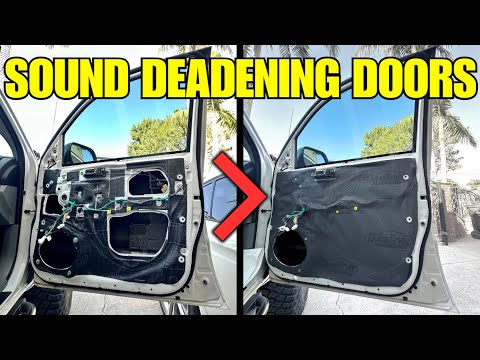Sound Deadening My Tacoma With Dynamat | Part 3 Doors