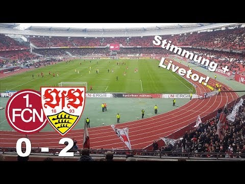 1. FC Nürnberg - VfB Stuttgart | Stimmung + Livetor (10.11.2018)