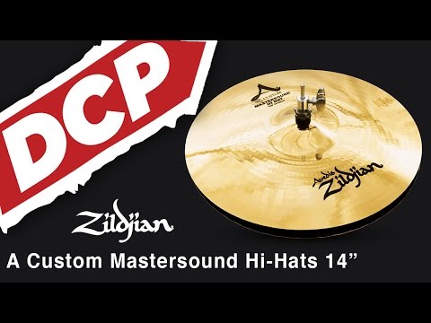Zildjian A Custom Mastersound Hi Hat Cymbals 14"