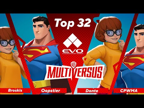 Broskis & Oopstier Vs. Donte & CPWMA | Top 32 | MultiVersus EVO 2022