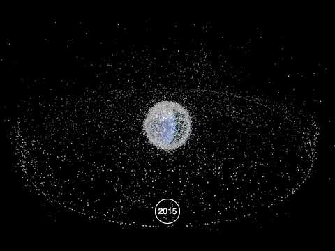 #Space Debris [1957 - 2015] 🛰️spaceX #ElonMusk #spacedebris #worldknowledge #satellite #science