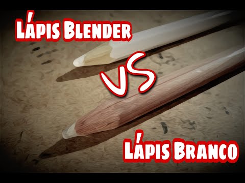 LÁPIS BLENDER vs LÁPIS BRANCO | Curiosidades e diferenças