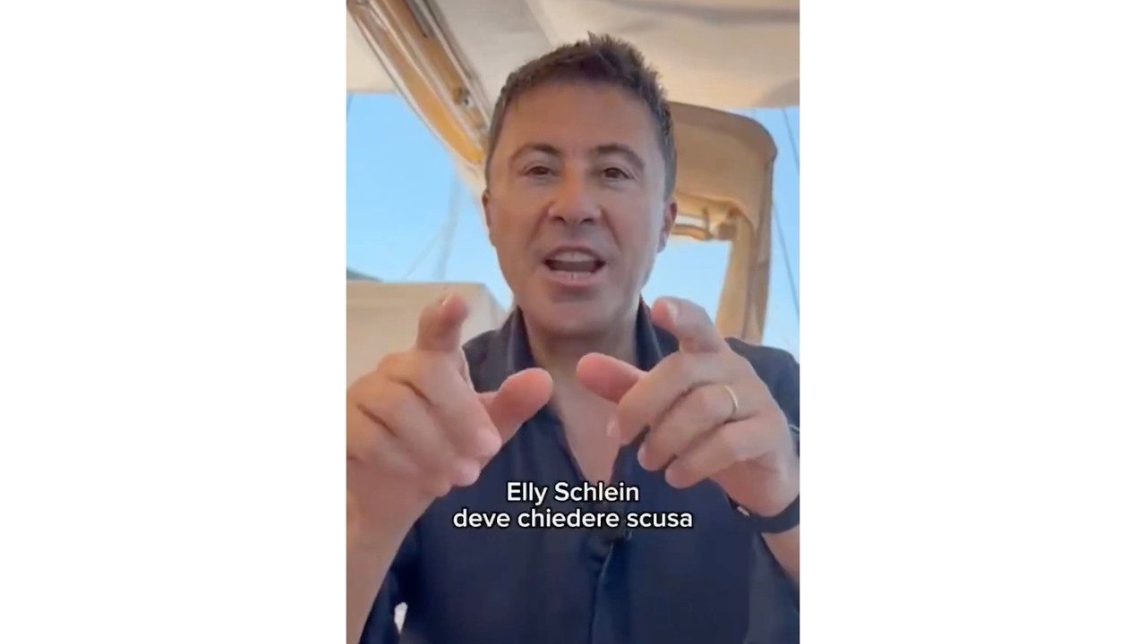 ITALO BOCCHINO: "SCHLEIN DEVE CHIEDERE SCUSA AGLI ITALIANI, HA PARLATO MALE DELL'ITALIA ALL'ESTERO"