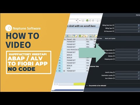 How To | Run an ABAP, ALV Report as SAPUI5 App