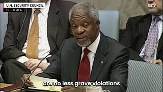 The Speech the UN Would Rather Forget: Kofi Annan on Israel and Double Standards