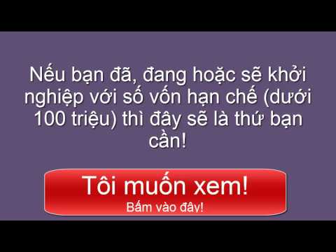 khởi nghiệp với 100$