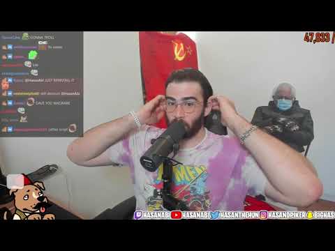 1/2 HasanAbi October 26, 2021 – Dave Chappelle Drama continues, Ben Shapiro on Squid Game, Crowder