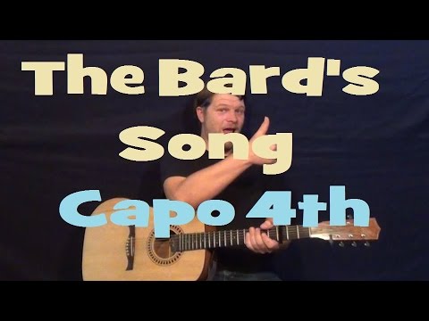 The Bard's Song (Blind Guardian) Easy Guitar Lesson How to Play Strum Chords Licks Tutorial