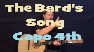 The Bard's Song (Blind Guardian) Easy Guitar Lesson How to Play Strum Chords Licks Tutorial