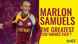 Greatest T20I innings ever?  Marlon Samuels in the
