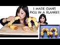 GIANT PIGS IN A BLANKET MUKBANG ASMR