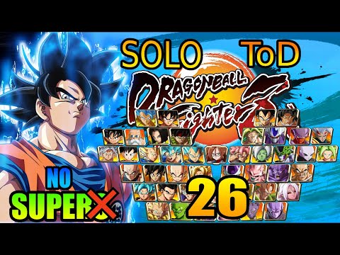 ALL Possible Characters Solo TOD Combo | No Supers! DBFZ (Latest Patch)