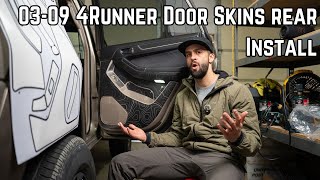 03-09 4Runner Rear Door Skin Install | Taco Vinyl