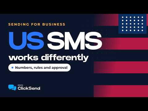 Business SMS in USA with ClickSend
