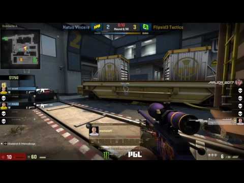 PGL Krakow 2017 CS:GO | Group Stage (R2) Match 3 | Flipsid3 Tactics vs Natus Vincere