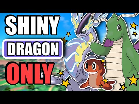 Beating Pokémon Violet With Only Shiny Dragon Types