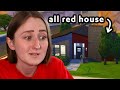 i built a sims house using just ONE color