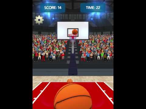 Online Basketball Challenge 3D Video