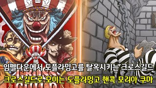 [원피스 분석] 크로스길드로 모두 모이는 칠무해 그리고 도플라밍고 그리고 인조 칠무해 세라핌 vs 칠무해 최후의 전투