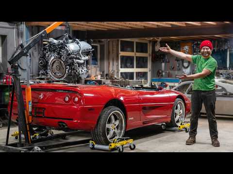 Mounting a V10 Twin Turbo DIESEL into a Vintage Ferrari