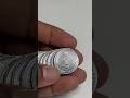 5 Five Rupee Stainless Steel Coin Collection Shorts Shortvideo Coin Collection Trending