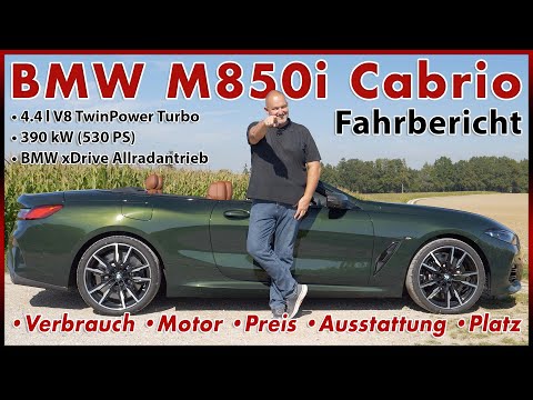 BMW M850i Cabrio - Komfort, Performance & Frischluft in Perfektion? Daten Preis Test Review 2023