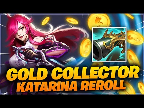 GOLD COLLECTOR KATARINA!! Jumps on Lowest HP Unit and Farms Them Ft. Pgod K3soju | TFT Milk