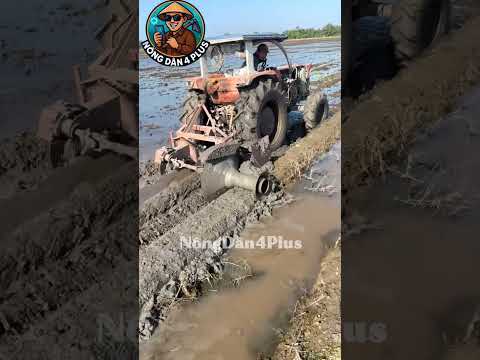 Đã Mắt Với Dàn Máy Đấp Bờ Cải Tiến Của Bà Con Nông Dân #nongdan #nongnghiep #shortvideo #mientay