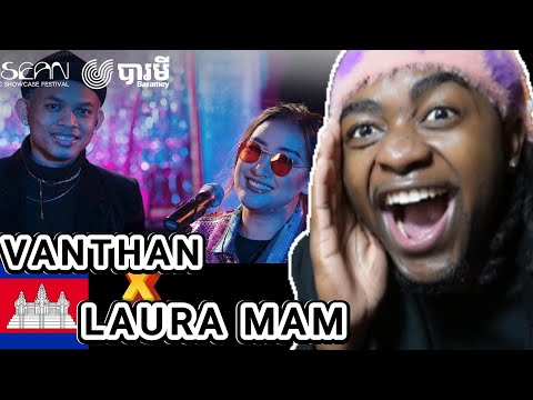 🇰🇭VANTHAN FT. LAURA MAM - យល់សប្ដិ យល់សូង (DREAM) | LIVE AT ASEAN MUSIC SHOWCASE 2021 (REACTION!!)