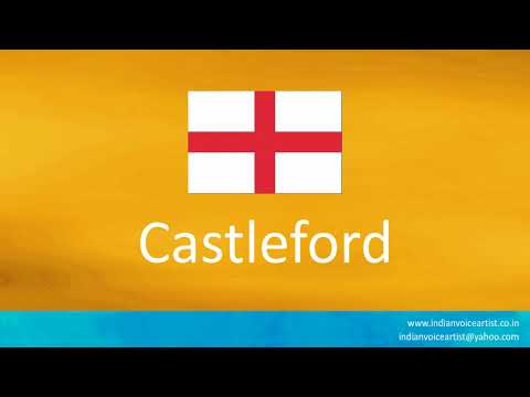 How to pronounce the town in England "Castleford". (British and American)