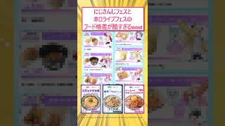 【悲報】にじさんじフェスとホロライブフェスのフード格差が酷すぎwww #2ch面白いスレ