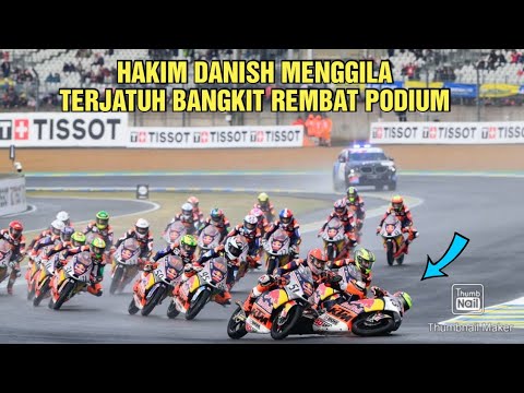 Giler HABIS!! Terjatuh P21 HAKIM DANISH Pamer Aksi MENGGILA Rembat PODIUM Di Perancis | Race 2