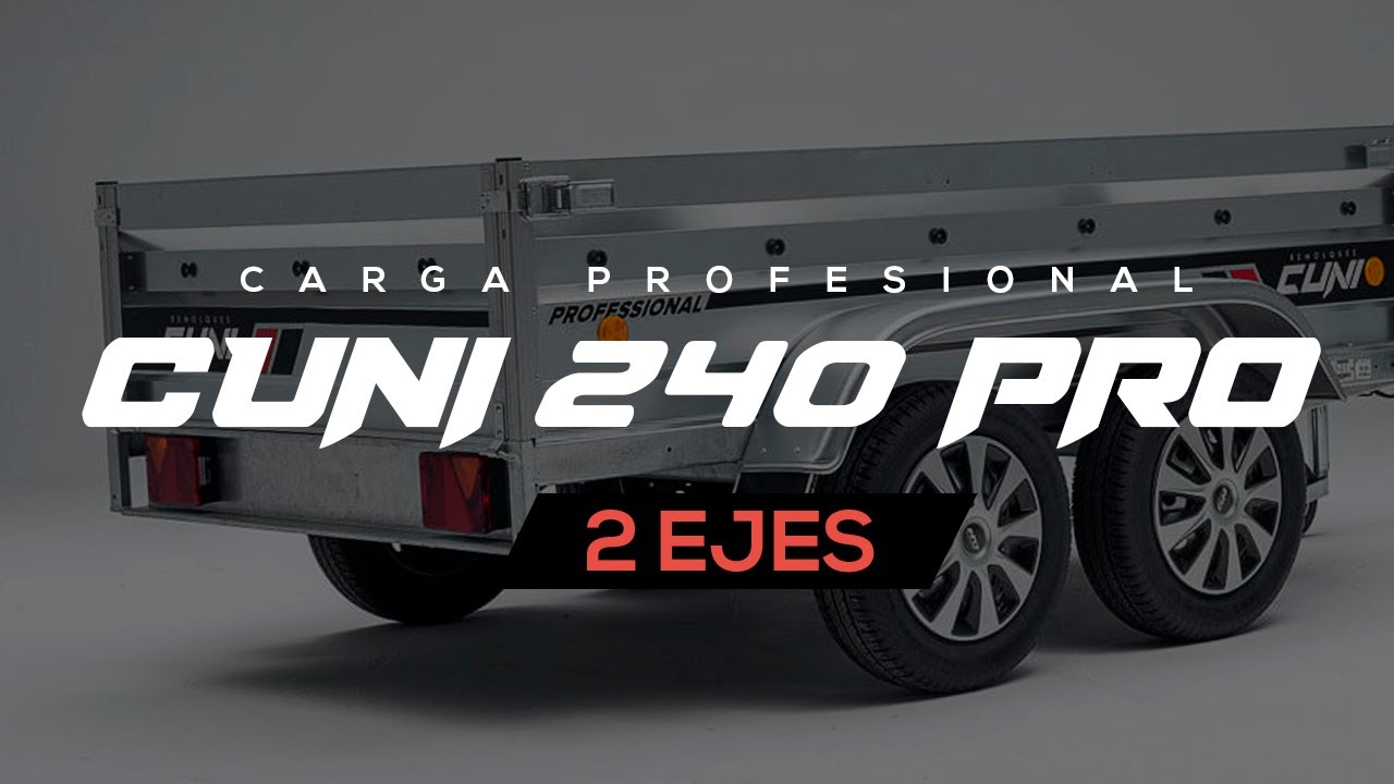 Watch REVIEW: Remolque de carga profesional CUNI 240 PRO Now REVIEW: Remolque de carga profesional CUNI 240 PRO