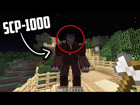 We CAPTURED SCP-1000 and made him Guard our Base in Minecraft.... (Bigfoot Sighting in Minecraft)