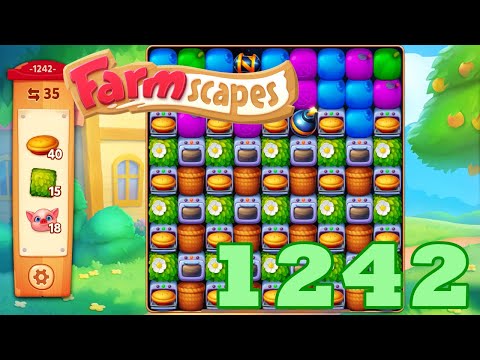 Farmscapes Level 1242 HD Gameplay Walkthrough | 3 - match game | android | ios | pc | GameGo Game