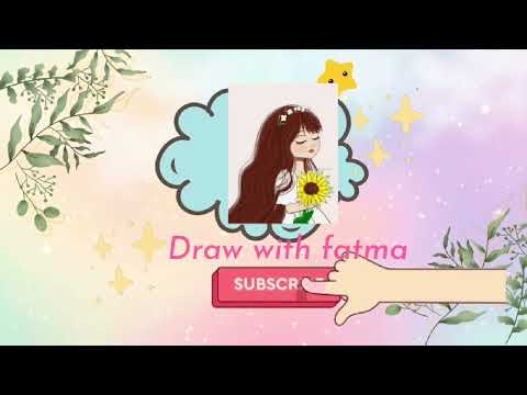 draw flowers with fatma  🌼