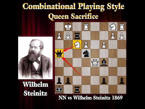 Steinitz Combinational Playing Style | NN vs Wilhelm Steinitz 1869 | London