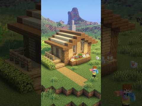 Small Wooden House in Minecraft Tutorial