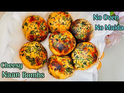 Stuffed Cheese Naan Bombs l How To Make Cheese Naan Bombs l Paneer Naan Bombs By Shameem's kitchen