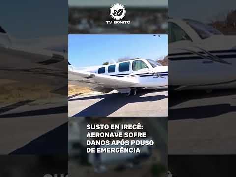 Avião de pequeno porte faz pouso de emergência no Aeroporto de Irecê (BA)