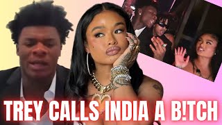 Treyliving calls India a B!tfh after he spit on her at Internet Ball