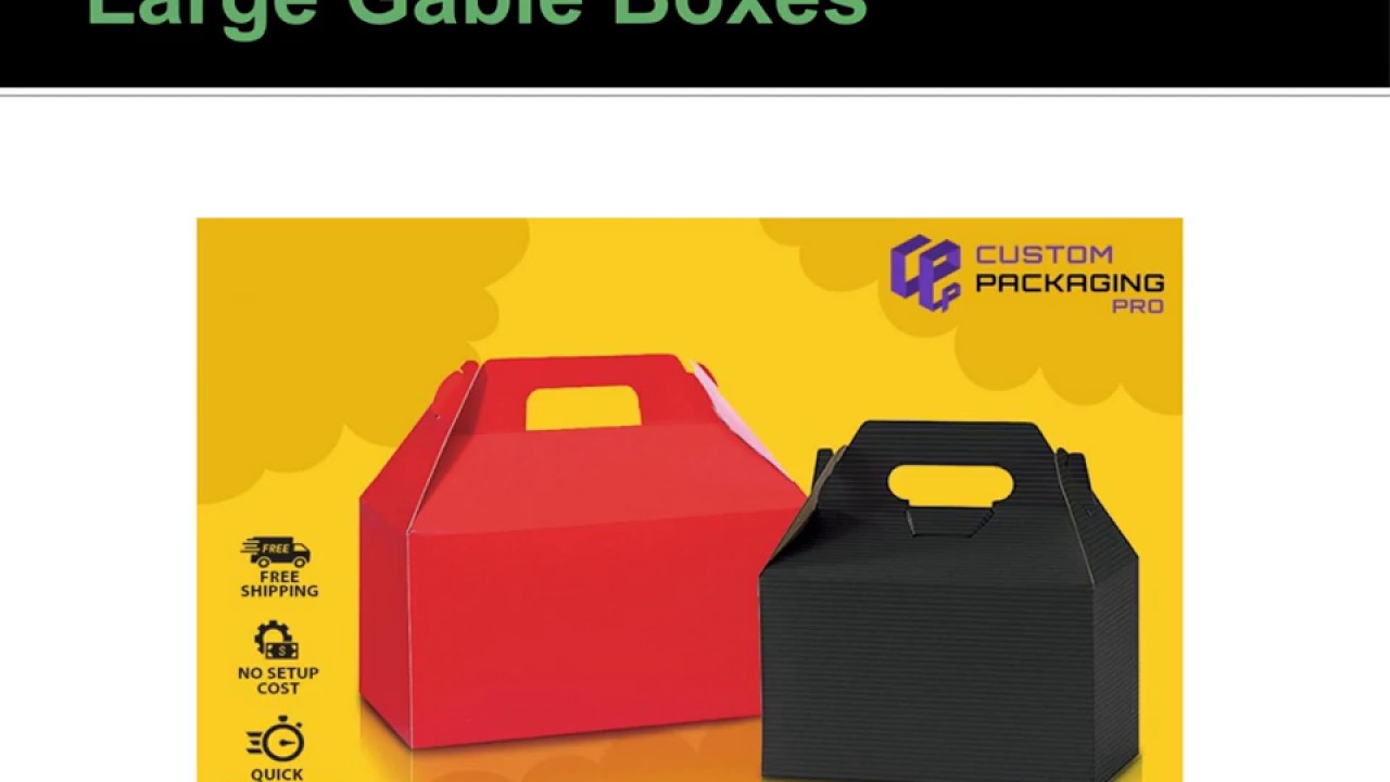 Large Gable Boxes Wholesale | Gable Packaging | Custom Gable Boxes