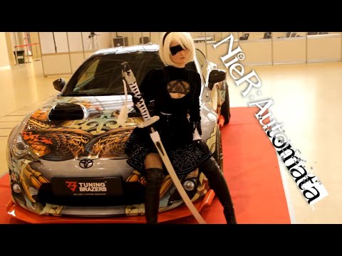 NieR Automata - 2B Cosplay at Moscow Comic Convention 2017