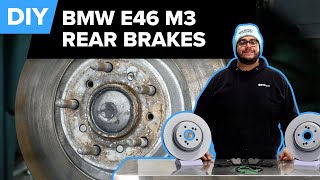 BMW E46 M3 Rear Brake Pad & Rotor Replacement DIY