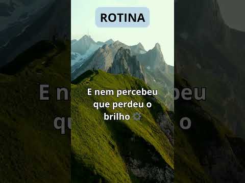 VOCÊ PERDEU O BRILHO DE VIVER?