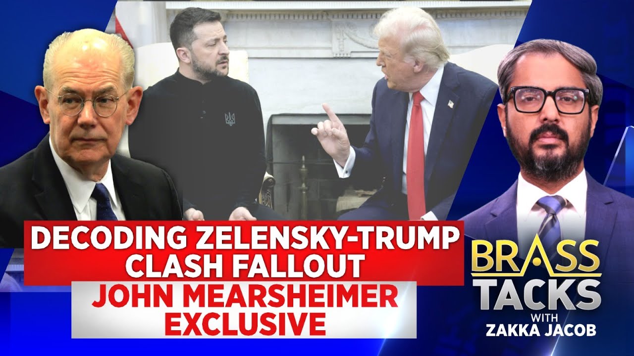 Trump Zelensky Clash | John Mearsheimer Exclusive Interview With CNN-News18’s Zakka Jacob | N18G