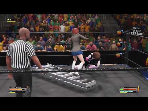 Ochako Uraraka VS Sayori 1 | WWE 2K22 | ANIME | My Hero Academia VS Doki Doki Literature Club | 4K