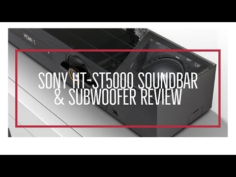 SONY HTST5000 SOUNDBAR & SUBWOOFER REVIEW | Henry Reviews