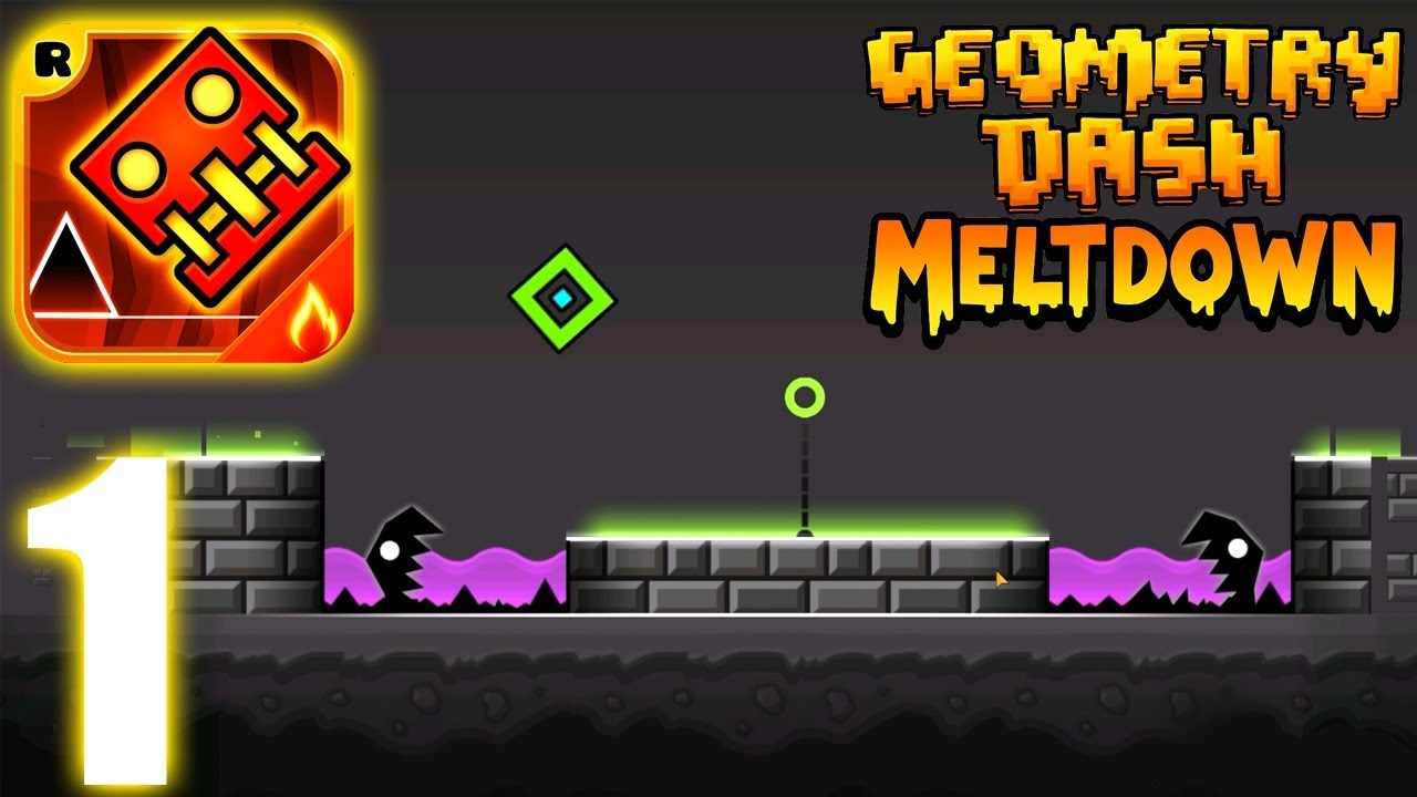 Geometry Dash Meltdown -Gameplay Walkthrough |Part 1(ios,Android)